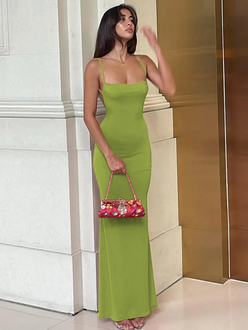 Women Party Club Evening Streetwear Birthday Bodycon Long Dress 2025 Summer Clothes Wholesale Items For Business Tops 3ADC