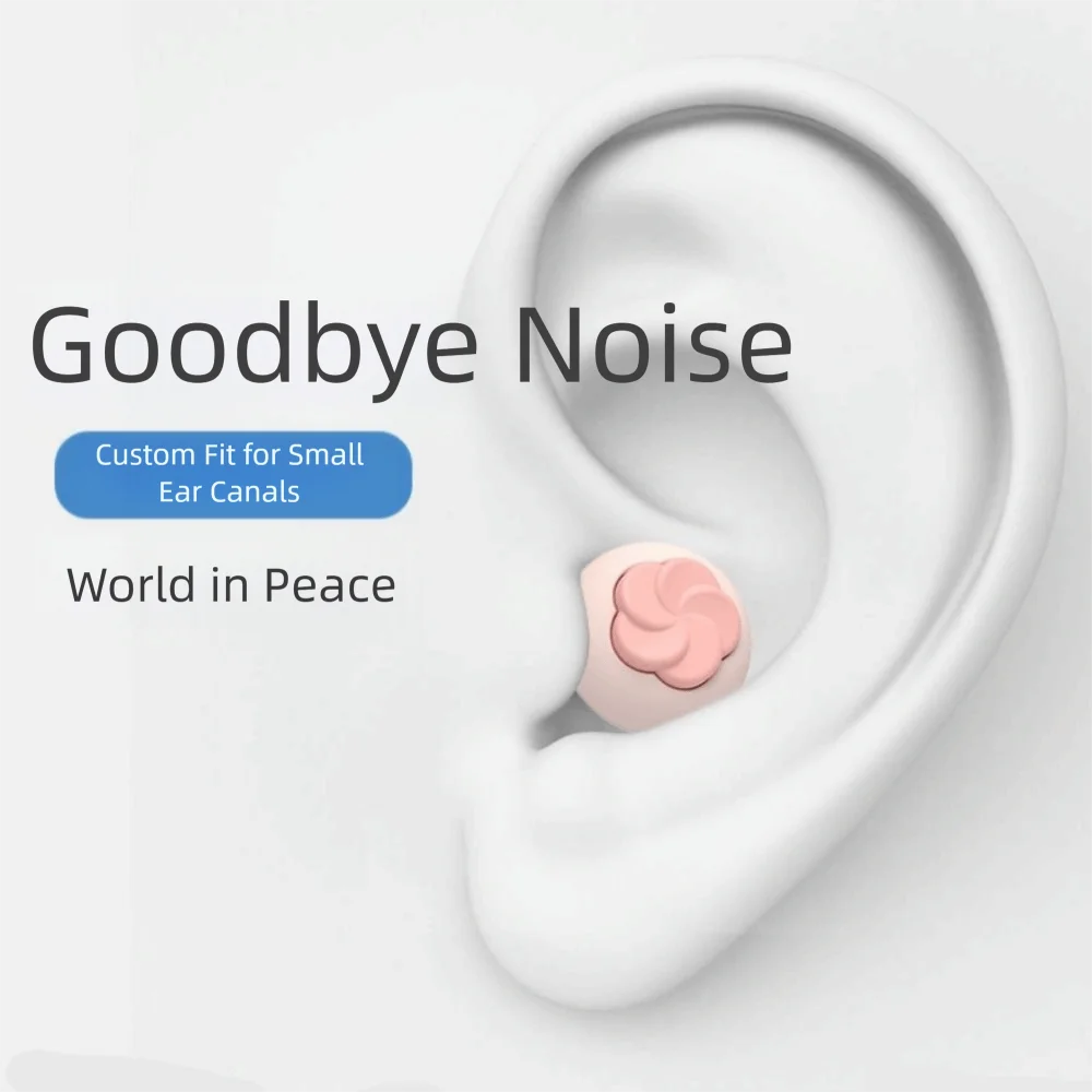 Reusable Noise Cancelling Earplugs Soft Silicone Ear Protection Noise Reduction Earplugs Hear Safe Sound Insulation