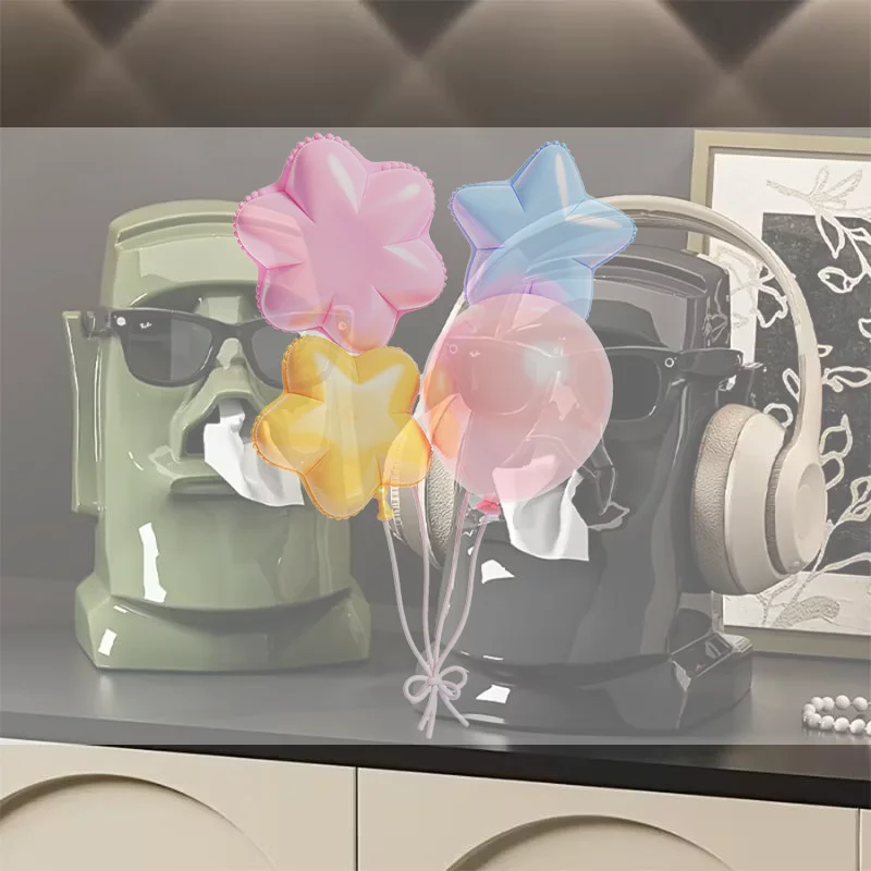 

Household Tissue Box Creative Stone Figure Paper Towel Box Living Room Bedroom Table Decorative Modern Style Tissue Box