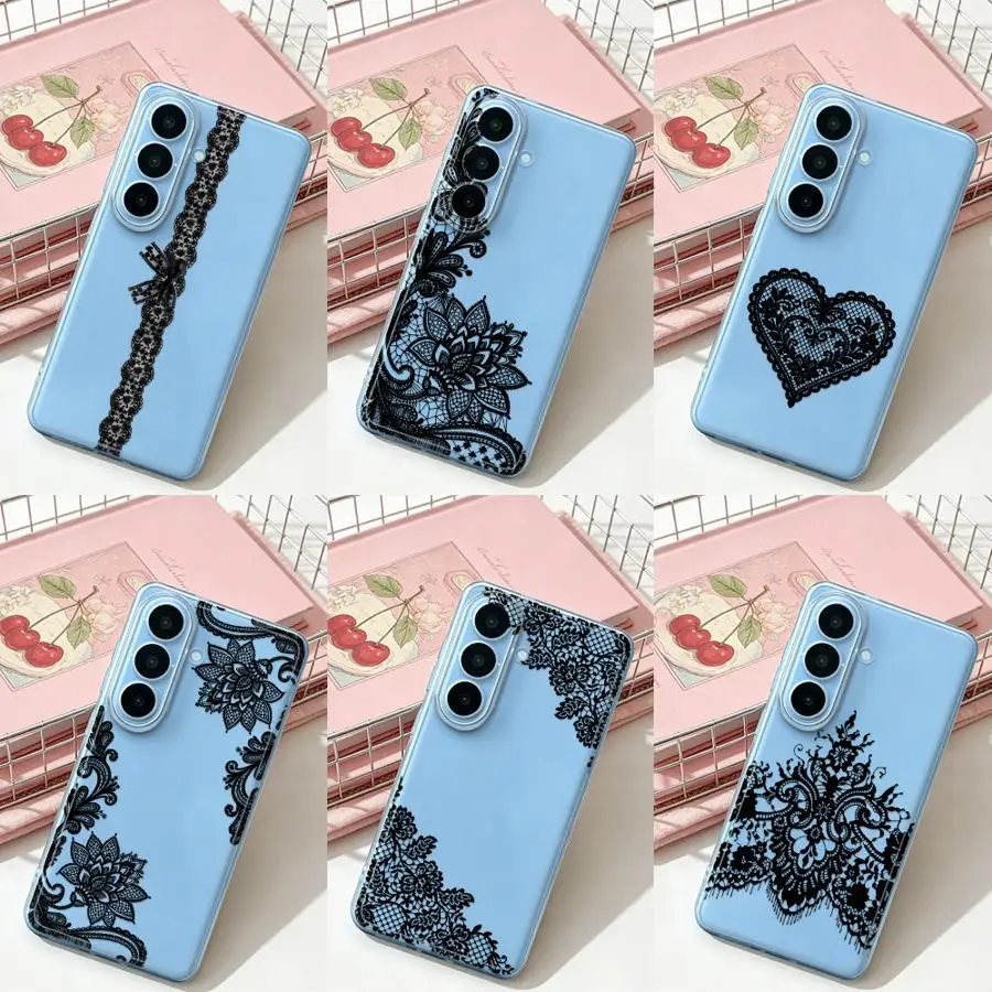 Case for Samsung Galaxy A52 A31 A25 A57 A55 A23 A36 A13 A14 A16 A33 A52 A26 A24 Phone Cover A56 A27 A54 A15 A34 A35 Lace Crown