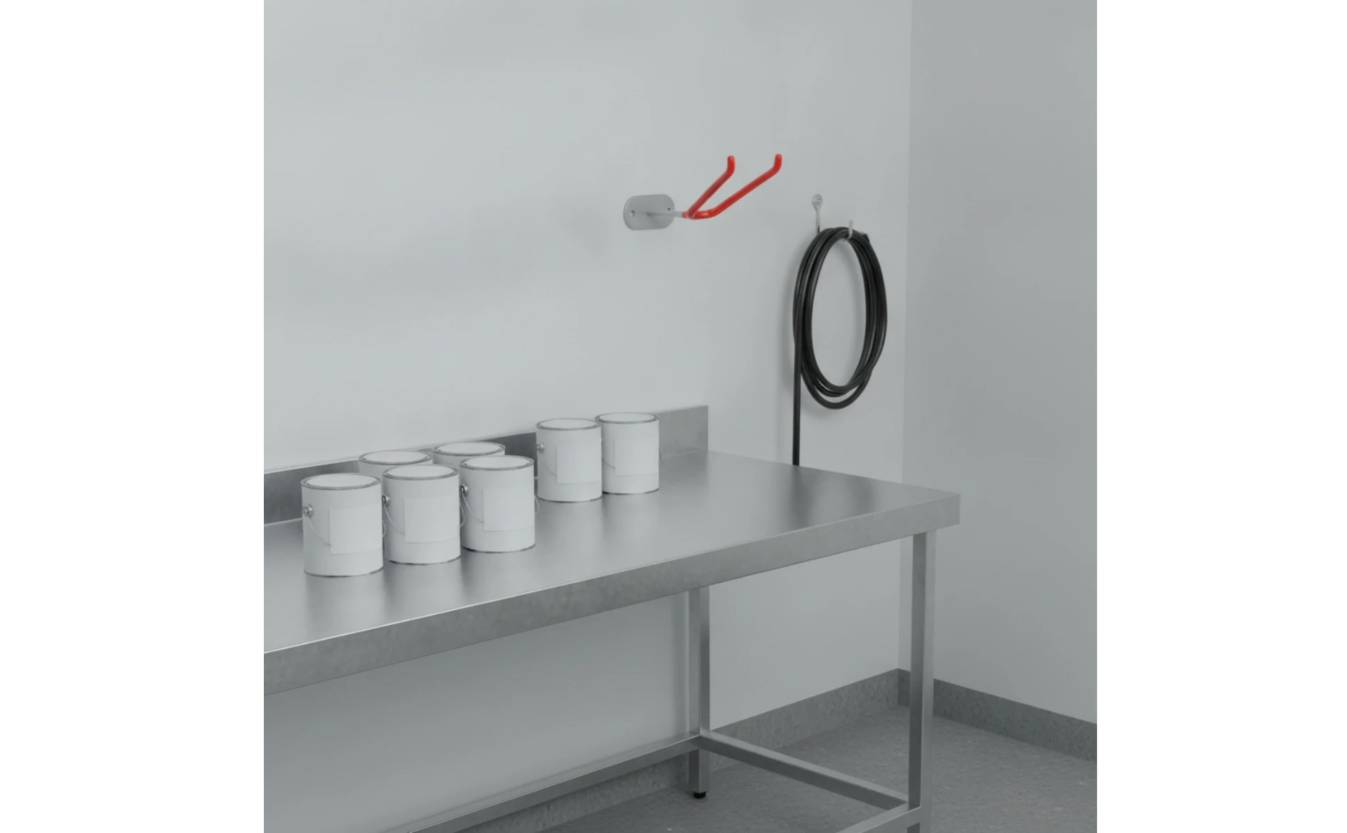 Spray Wall Mount Low-Profile Spray Holder Powder-Coated Heavy Duty for Painters, Workshop, Garage