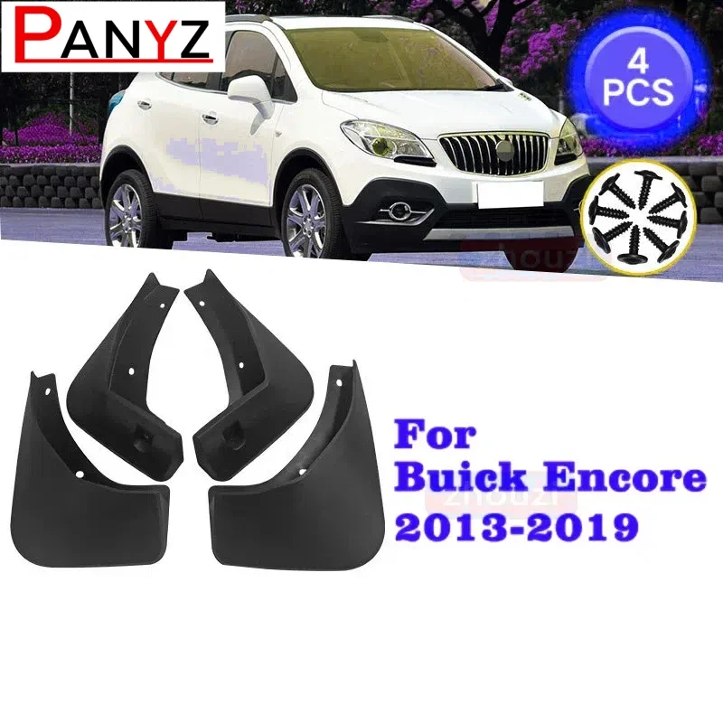 For Opel Mokka X Vauxhall Buick MK2  2013-2020 Mudflaps Splash Guards Front Rear Set Mud Flaps Mudguards 2014 2015 2016 2017