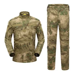 New Men Tactical Uniform Airsoft Camouflage Suit Camping Army Special Forces Combat Jackets Pants Soldier Clothes