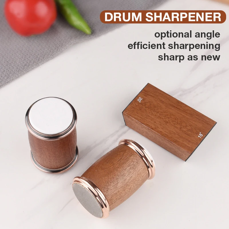 

Rolling Knife Sharpener Drum Sharpener Made Easy Magnetic Knife Fast sharp Tool Kitchen Knife Offers 15 & 20 Degree Sharpening