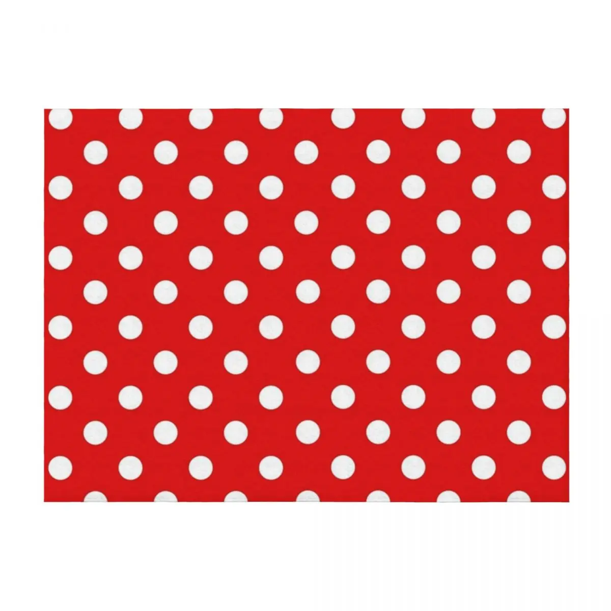 

White Polka Dot on Red Background Throw Blanket Quilt Blankets Sofas Of Decoration Luxury Throw Thins Blankets