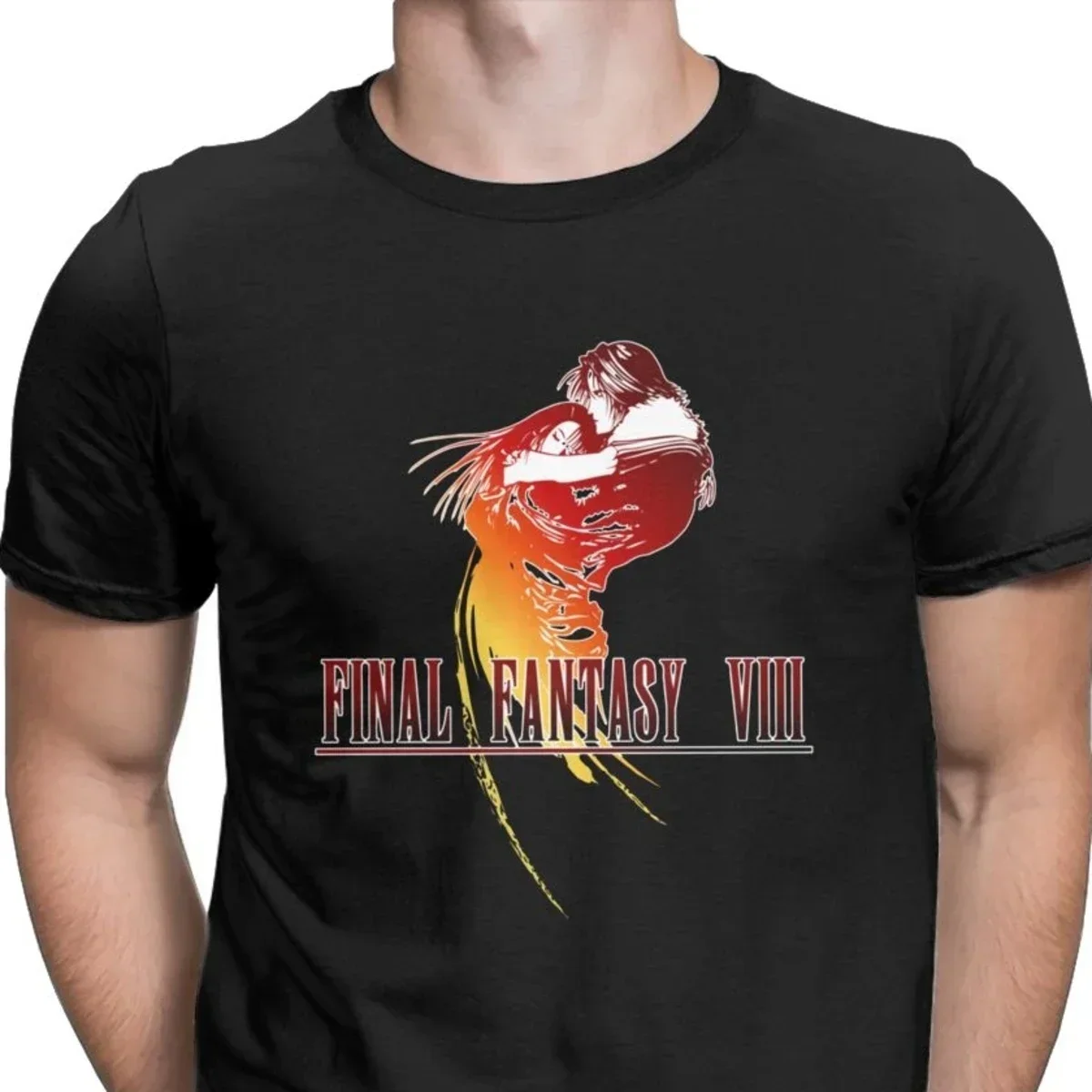 O Neck Final Fantasy Video Game Printed T-shirt Clothes Birthday Gift graphic harajuku FF VIII Tshirts Men's Leisure Tee Shirts