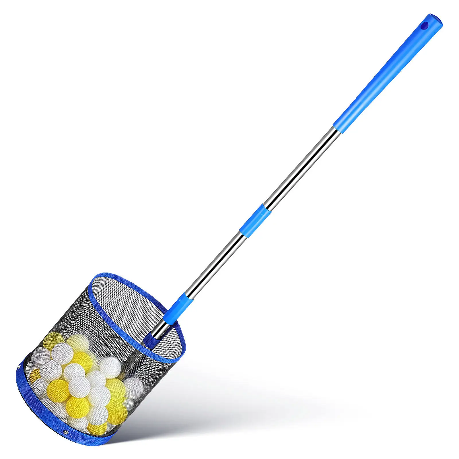 

Long Handle Table Tennis Ball Picker Strong Break Resistant Professional Sports Tool Convenient Ball Catcher for Gym Playground