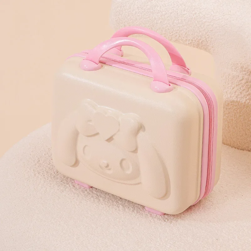 حقيبة كرتونية محمولة جديدة مقاس 14 بوصة Sanrios Kawaii أنيمي حقيبة مستحضرات التجميل حقيبة صغيرة خفيفة لطيفة للأمتعة تذكارية للطلاب #2
