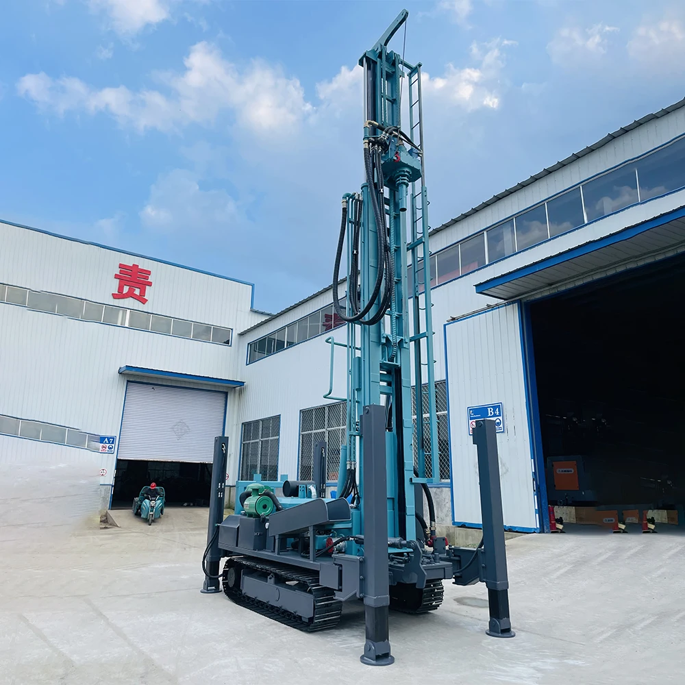 2025Vendita diretta in fabbrica Impianto di perforazione diamantato Macchina per impianto di perforazione portatile idraulico cingolato per pozzi d'acqua da 700 m