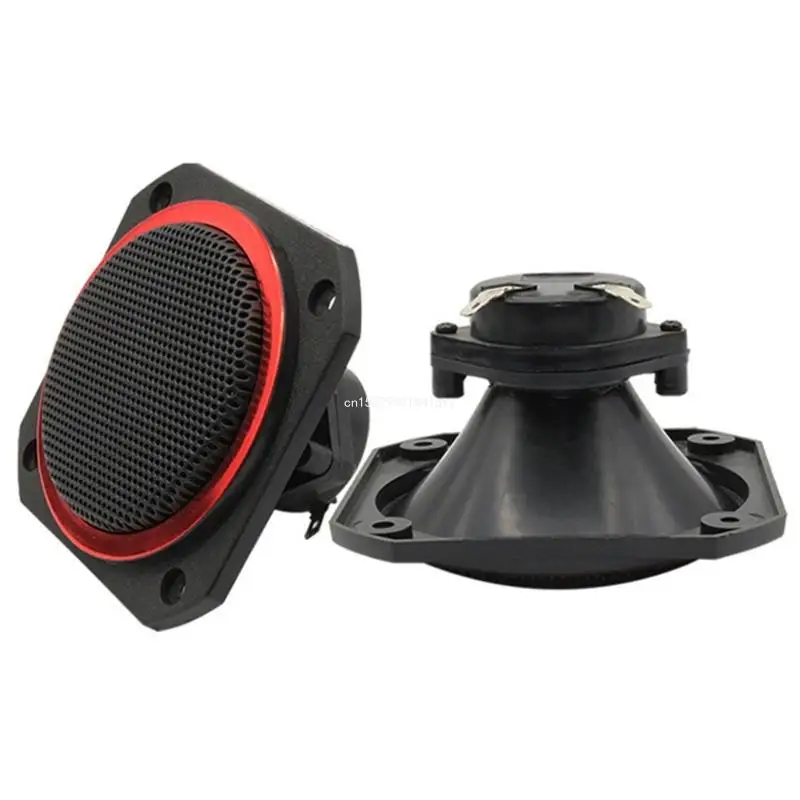 

4Inch Piezo Tweeter Speaker High Frequency Response 2.2K-27KHz 98MM Horn Piezoelectric Tweeter For Outdoor Use Dropship