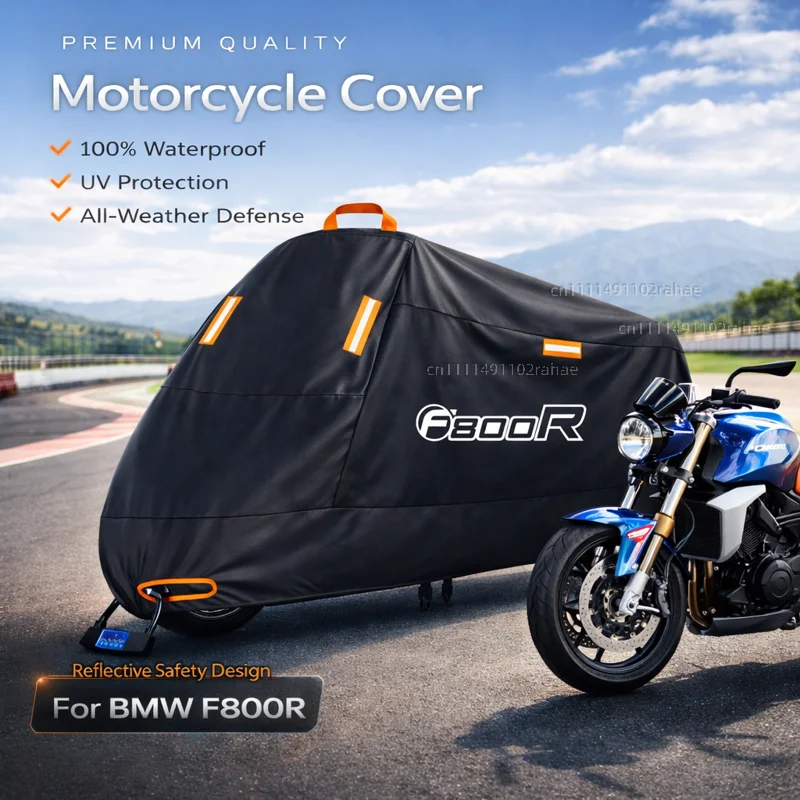 

For BMW 2009-2016 Outdoor Motorcycle Cover Waterproof Heavy Duty Polyester Tarpaulin UV Protective Rain Dust Sun Scooter Cover