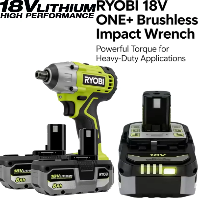 

8.0Ah RYOBI 40V Lithium Battery Pack Compatible OP4026 OP4030 OP4060A Garden Cordless Power Tool Rechargeable Battery