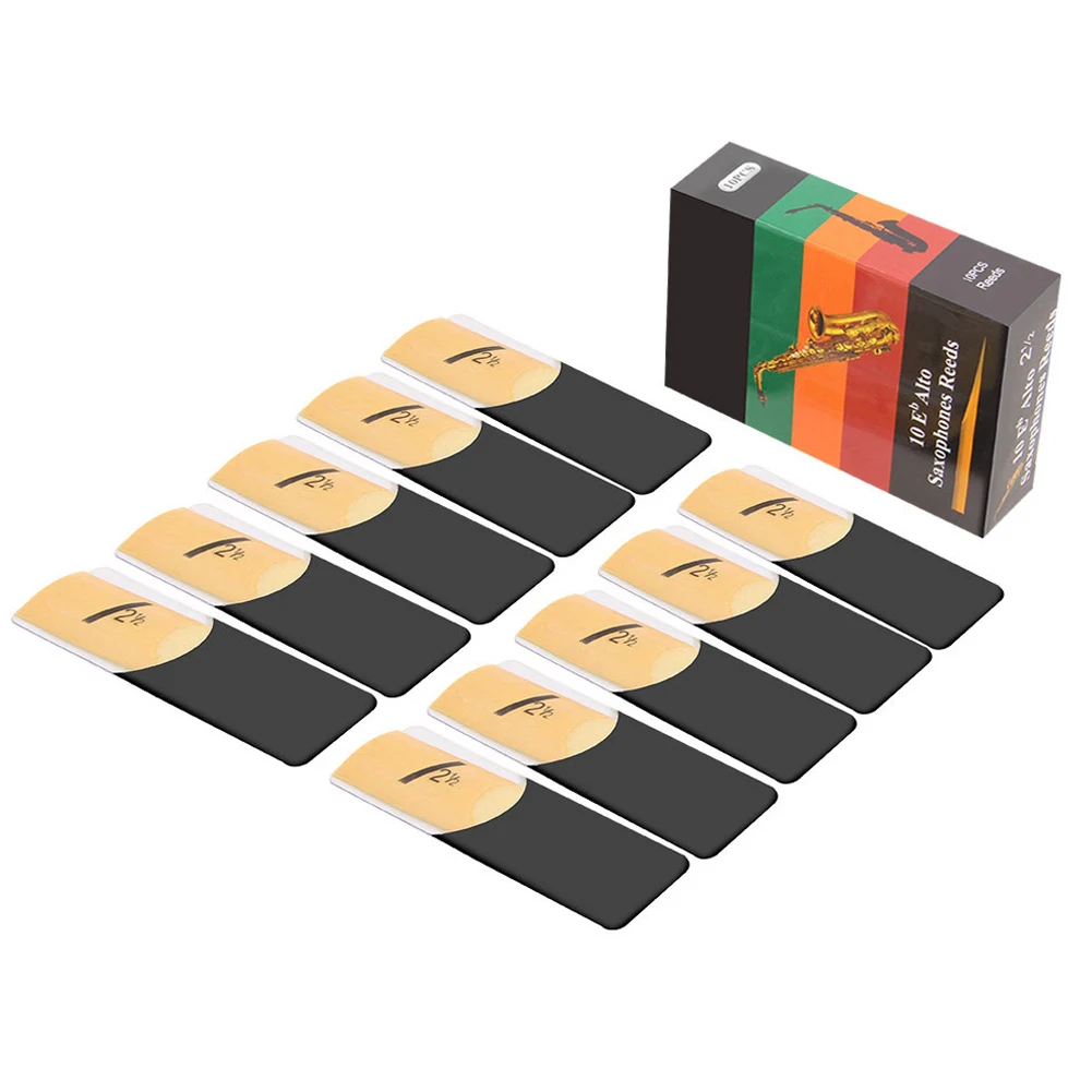 10-Pack Eb Alto Saxophone Reeds 1.5–2.5 product image