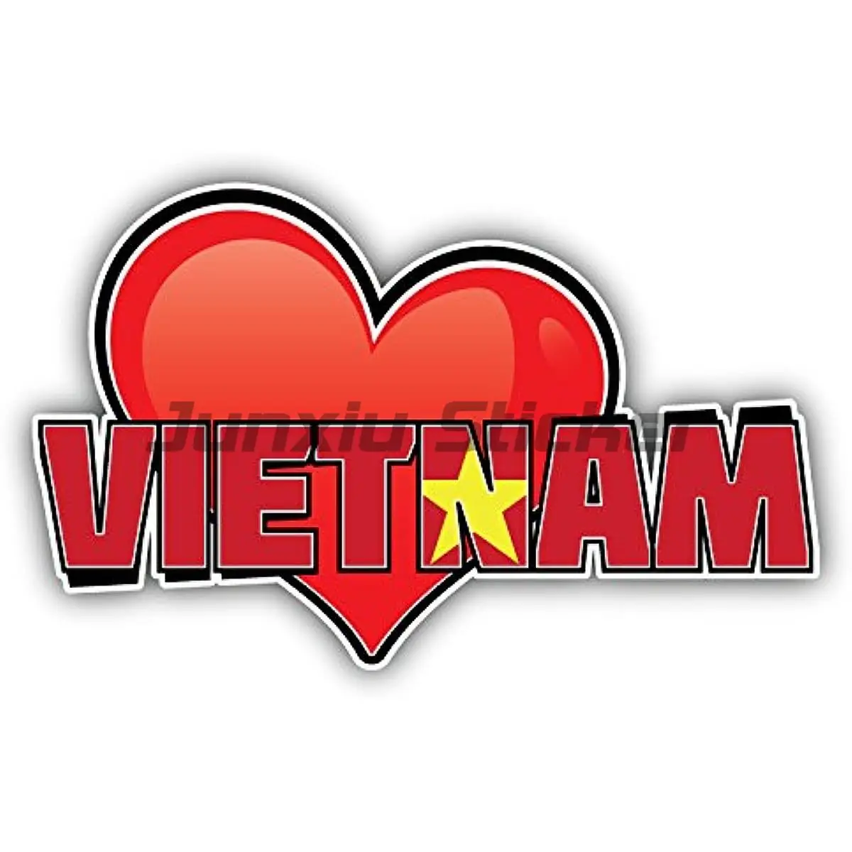 Vietnam Vietnamese Flag Map VN Decals Vinyl Laptop Car Window Accesorios Wall Room Truck Helmet Racing Decoration Sticker