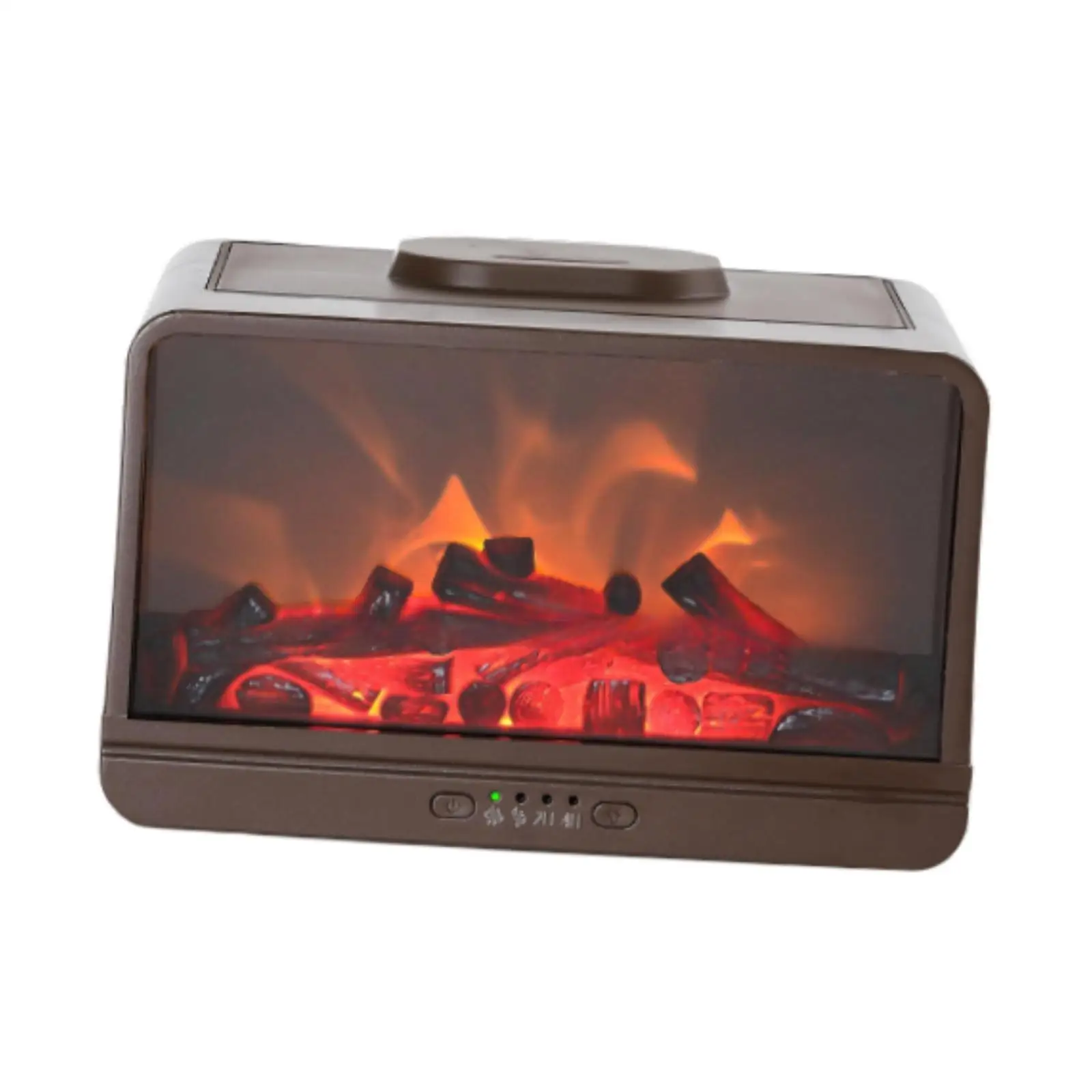 Difusor de óleo essencial de umidificador de ar de chama para presente de inauguração de spa de escritório