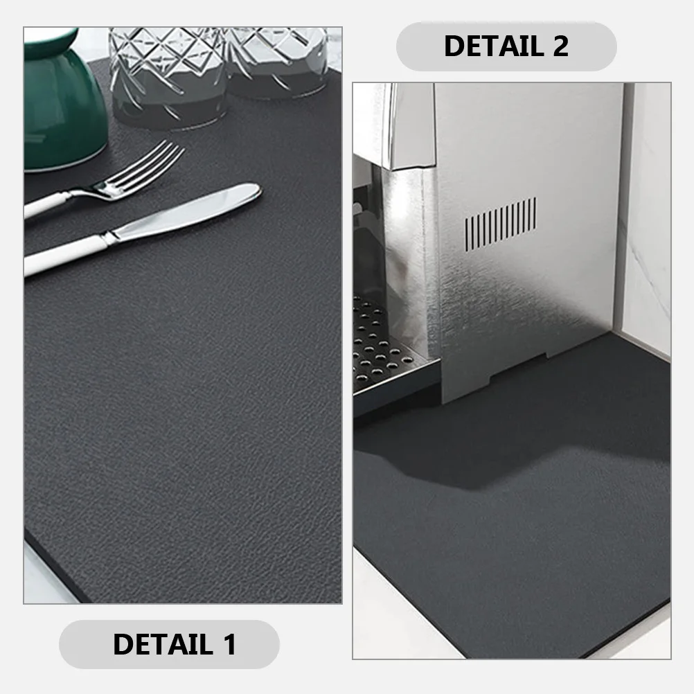 

Coffee Absorption Mat Nonslip PVC Quick Dry Mat for Kitchen Counter Coffee Maker Table Protector Home Supply Home Supply