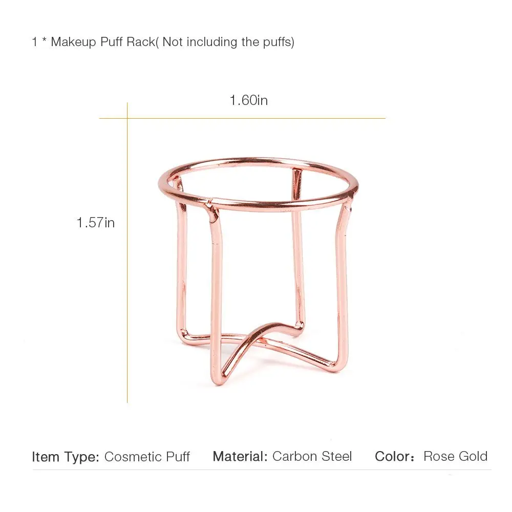 Makeup Puff Tool Storage Blending Sponge Display Stand Drying rack Powder Puff Rack Support Shelf