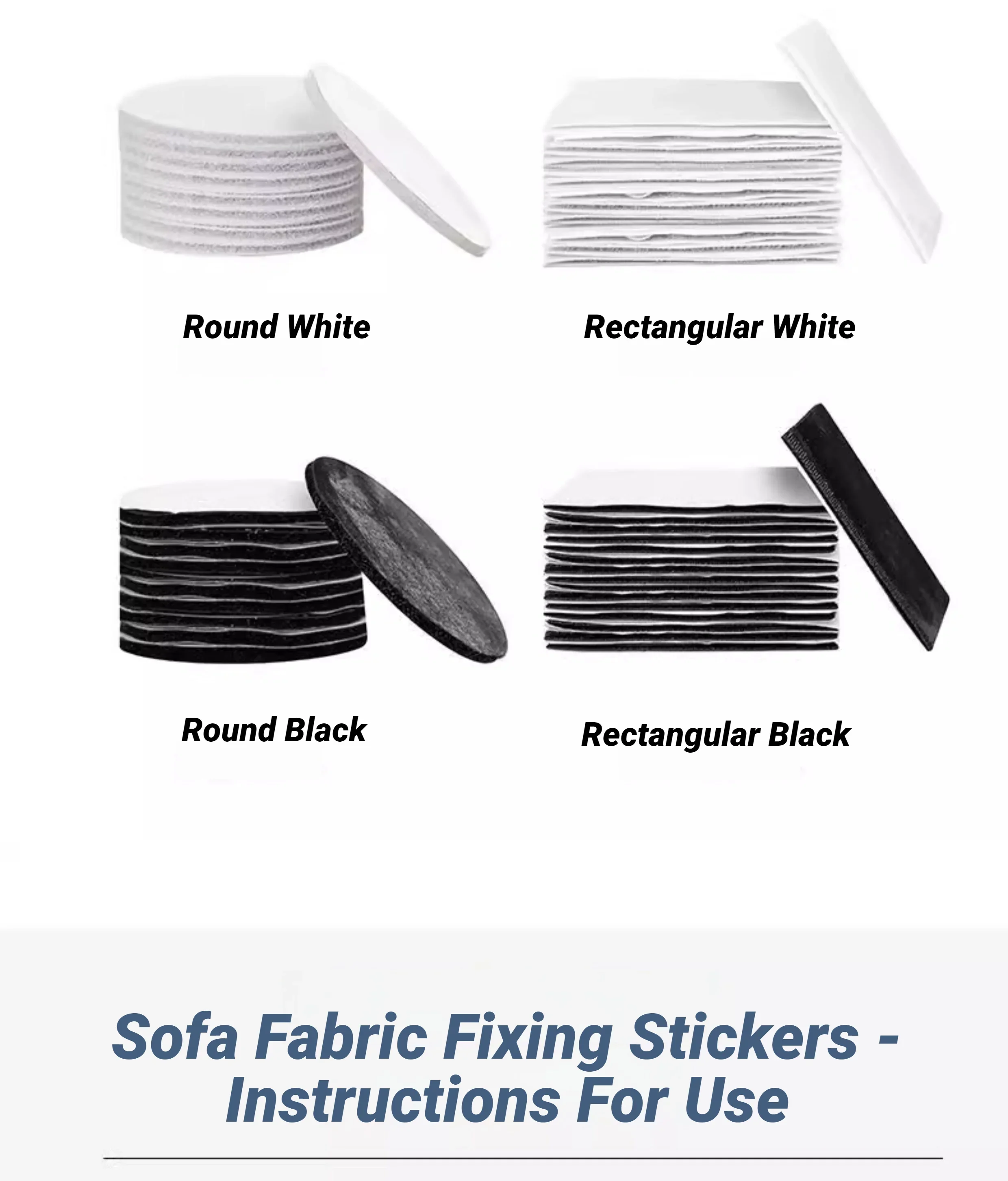 Bettlaken, Matratze, Sofa, Kissen, Decke, Befestigungsgreifer, selbstklebender Klettverschluss, Nylonband, Anti-Rutsch-Patch, universell für Zuhause – Detail 10