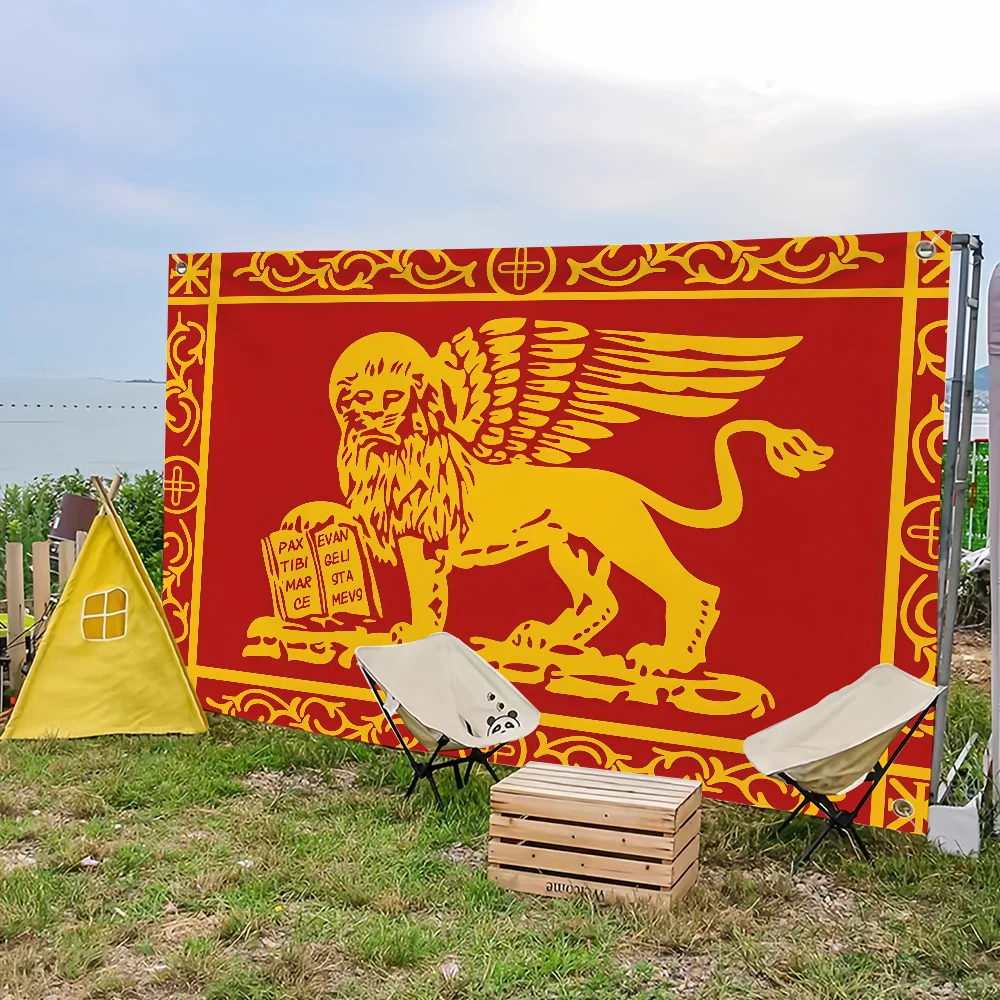 V-Venice R-República I-Italia bandera para acampar al aire libre Bar Picnic fiesta decoración del hogar adornos Banner