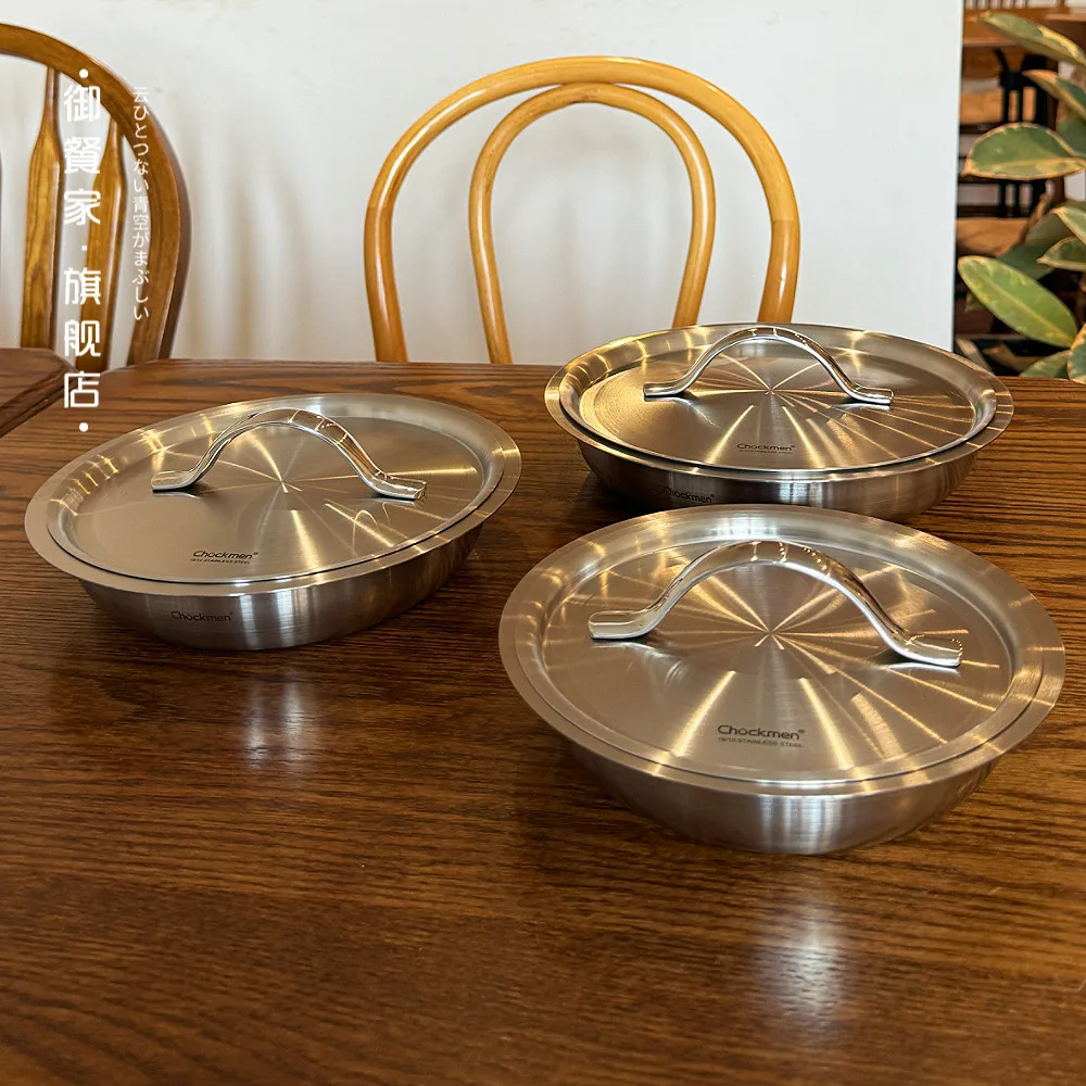 CL boss lady for her own use * 1810 stainless steel thickened plate 16cm vegetable fruit snack plate steaming