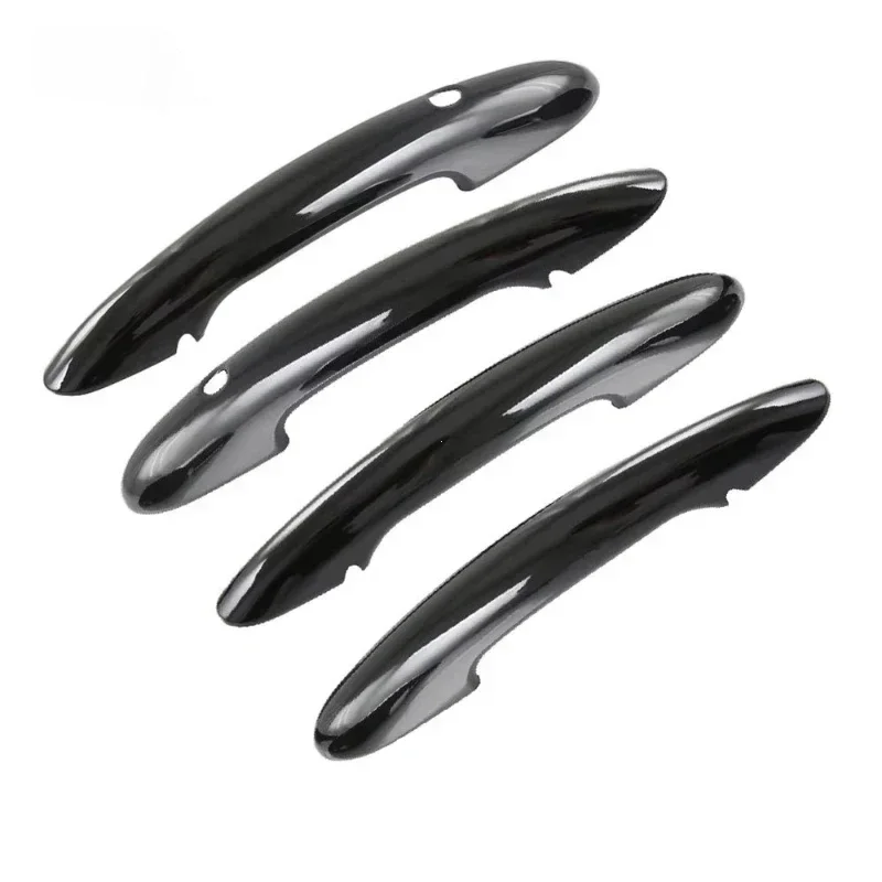 2Pcs Glossy Black Door Handle Cover Stickers For BMW MINI Cooper S F54 F55 F56 F57 F60 Car Styling Interior Car Accessories