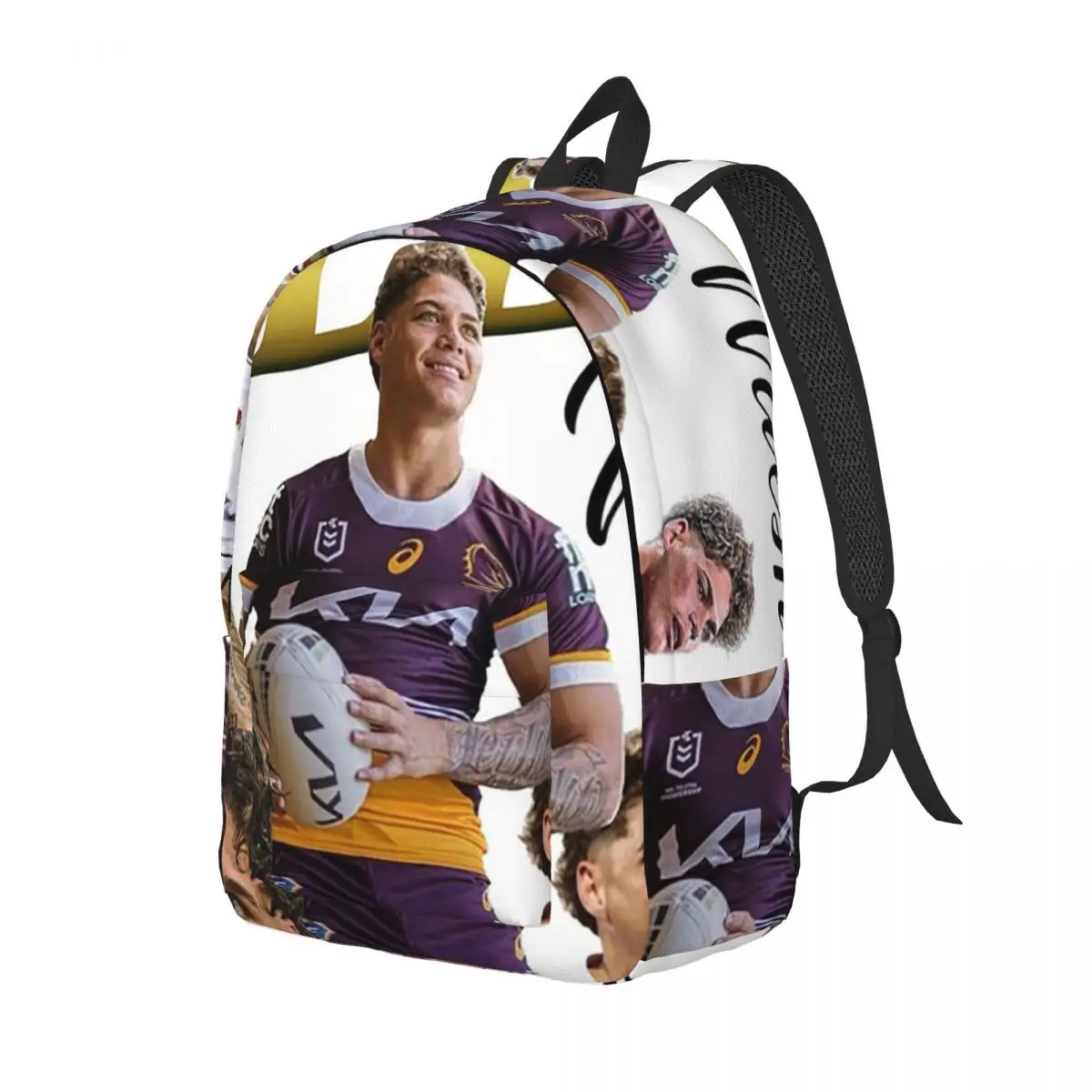 

Reece Walsh Collage 2.0 Backpack Daypack Large Capacity Children BookBag School Bag Shoulder Bags for Boys Girls