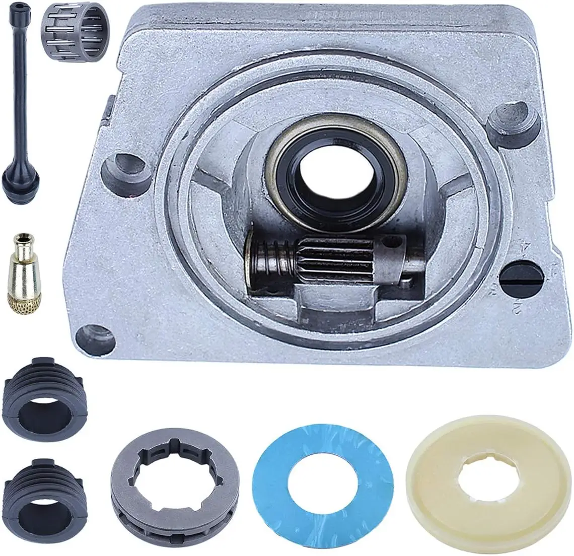 オイルポンプオイラーリムスプロケットウォームギアキットハスクバーナ-61-66-266-xp-268-272-272xp-チェーンソー用