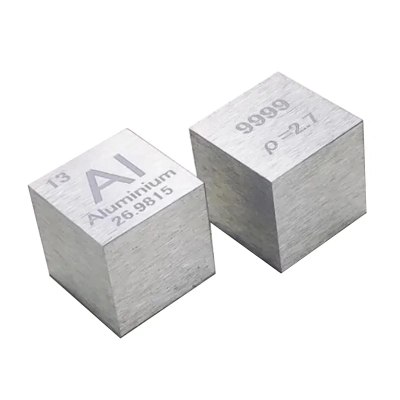 Aluminum Cube Periodic Table Collection Metal Element Cubes 10mm 25.4mm 1 Inch
