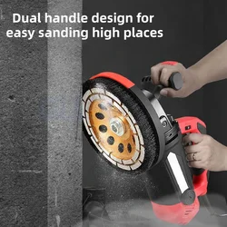 Hand Electric Dust-free Wall Planing And Polishing Machine Shovel Concrete Cement White Ash Grinding Joint Rough Planing Machine