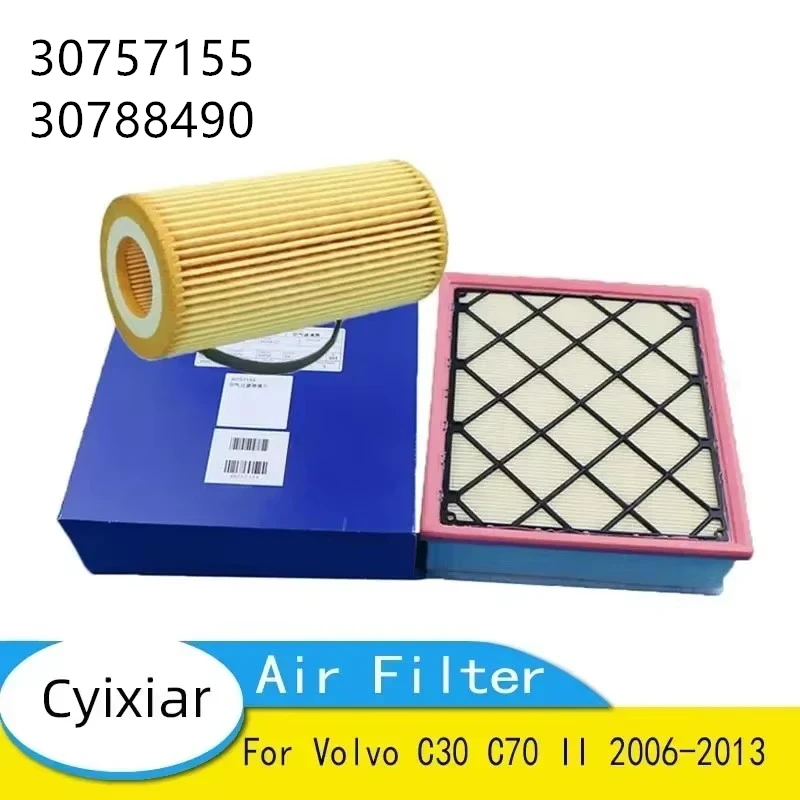 Air Filter Oil Filter For Volvo C30 C70 II 2006-2013 30757155 30788490 30788821