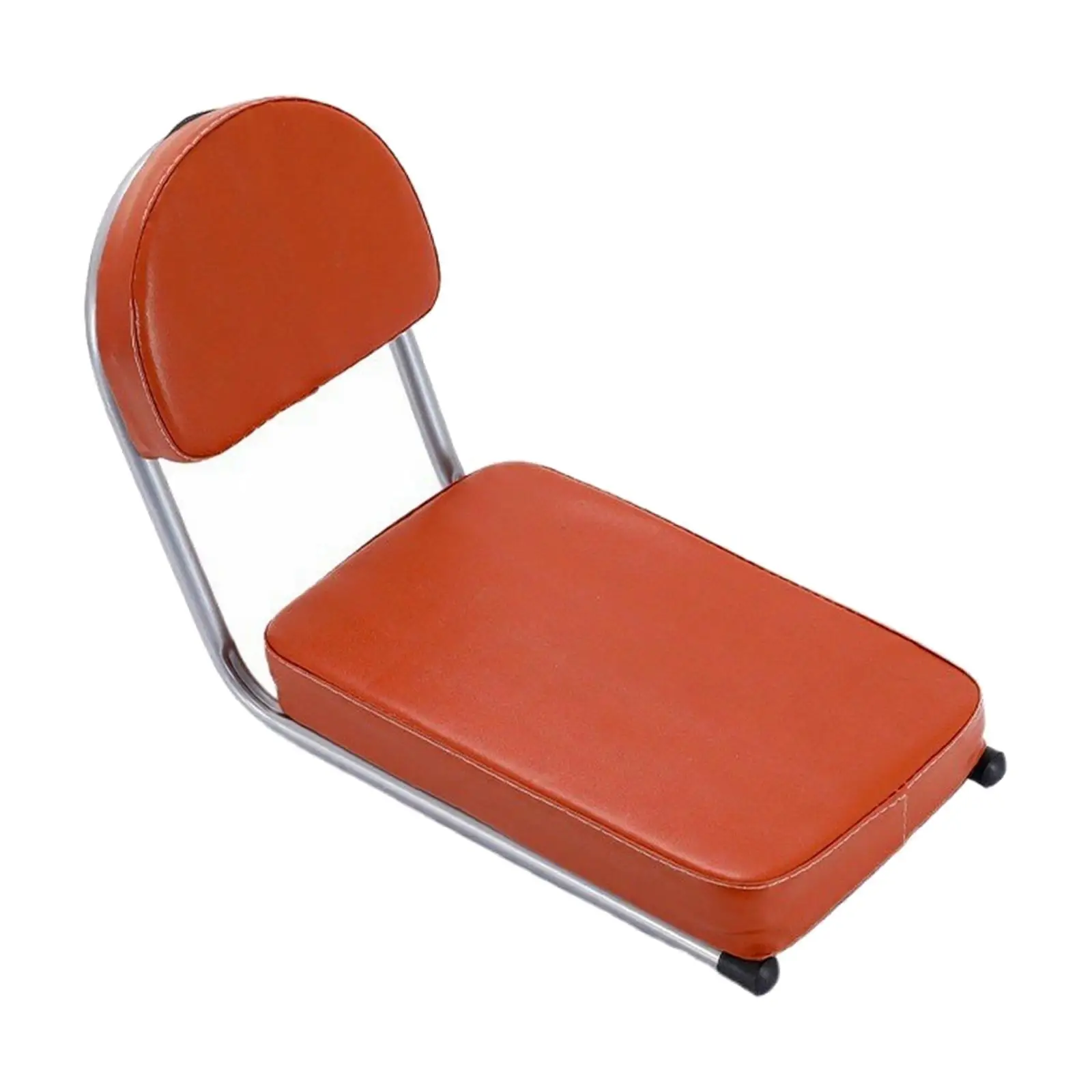 Cushioned Bicycle Rear Seat with Sturdy Metal Bracket for Comfortable Kid Riding on Folding Bike