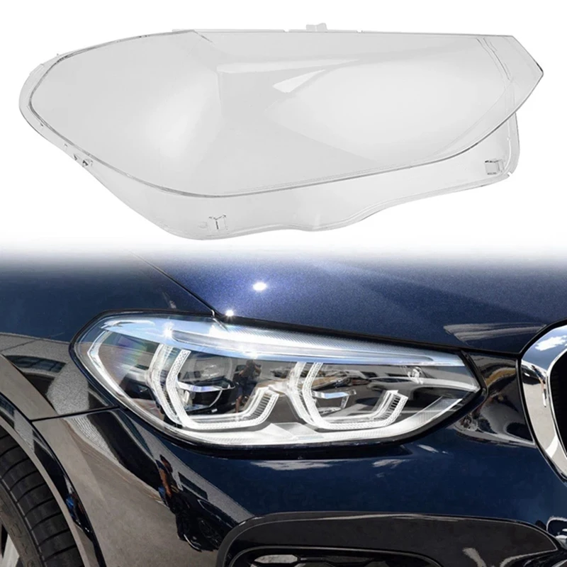 

1 пара передних фар, крышка объектива для BMW X3 X4 G01 G02 G08 2018-2021, абажур для лампы головного света 63117466131 63117466132