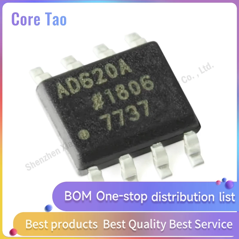 1PCS/LOT  AD620A AD620ARZ  8-SOIC Operational amplifier chip