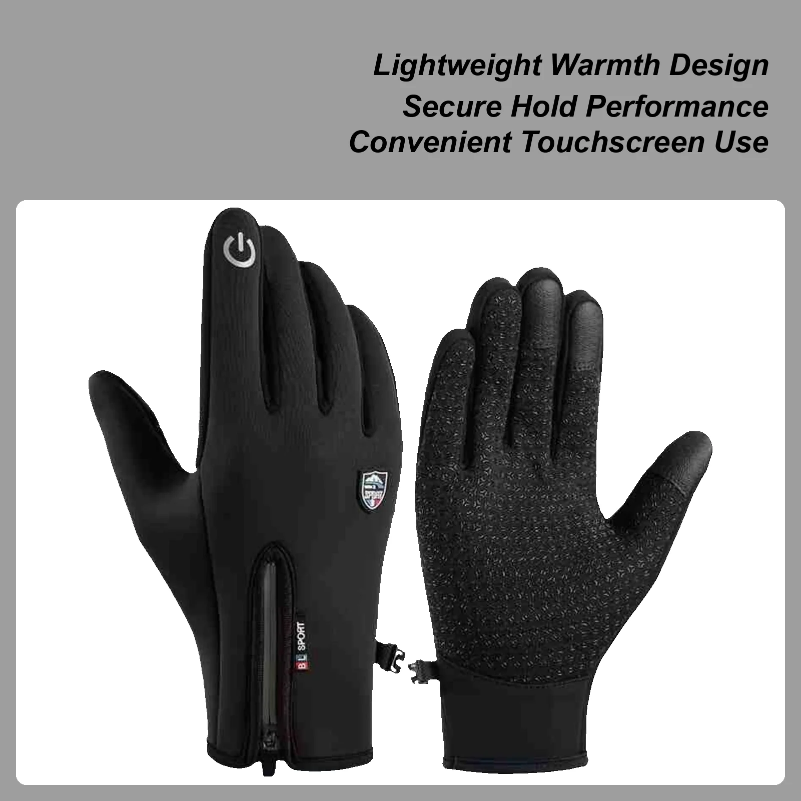 

Перчатки для холодной погоды, термоперчатки с длинными пальцами, перчатки для вождения для бега, прогулок с собаками, пеших прогулок, альпинизма, велоспорта, спорта