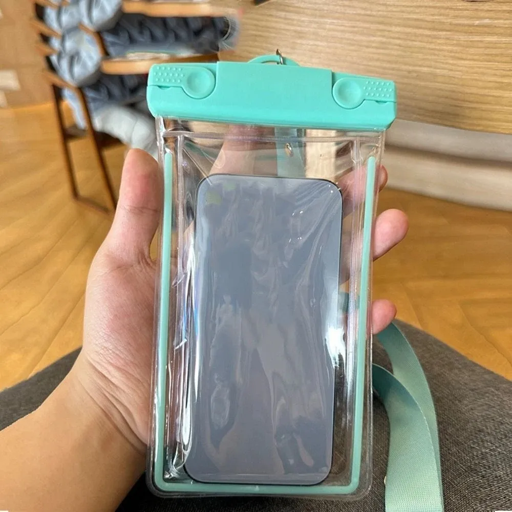 

Case Cover Waterproof Phone Case Transparent Mobile Phone Pouch Bag Mobile Phone Waterproof Bag Screen Rainproof Bag Thick Strap