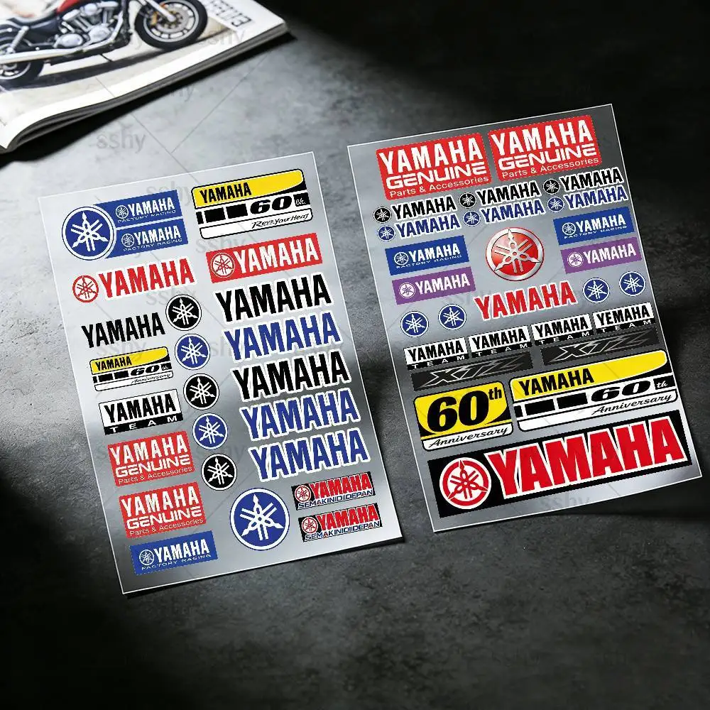 

Светоотражающие наклейки для мотоциклов YAMAHA, предупреждающие о безопасности в темноте, для шлемов скутеров, 3M.
