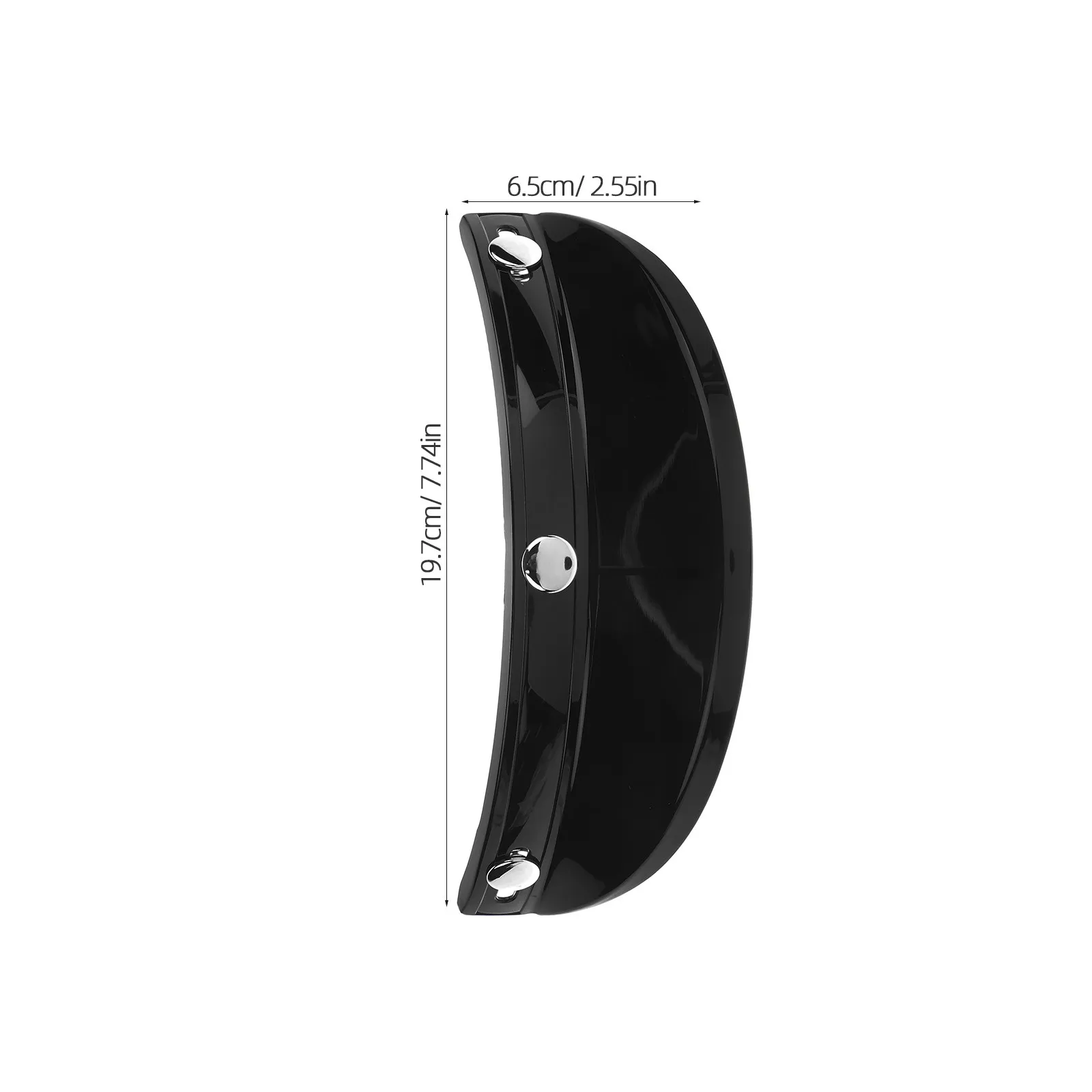 2Pcs Motorcycle Visor Peak Shield Black Retro Design Uv Sun Shade for Outdoor Motorbike Cycling High Speed Stability 4
