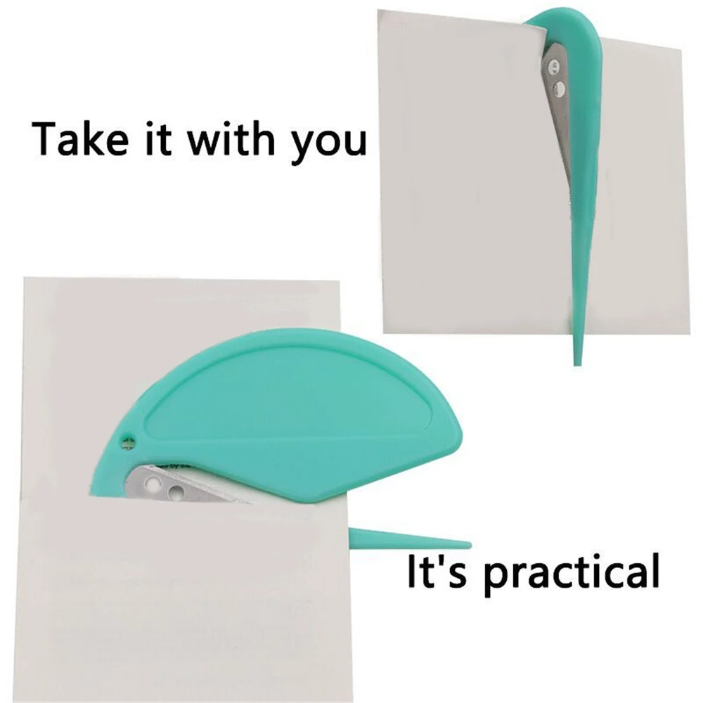 Letter Opener Envelope Mail Slitter With Razor Wrapping Cutter Box Opener Safe Mail Opener For Home Office Envelope