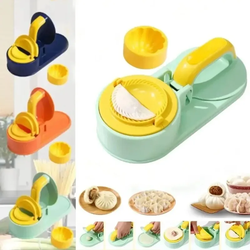 Three-In-One Dumpling Machine Dumplings Dough Press Dumplings Wrapper Machine Simple Operation Homemade China Cuisine Dumpling