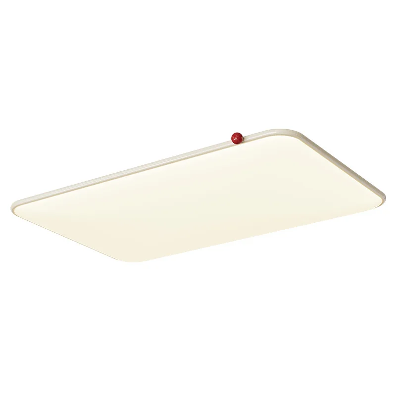

Cream wind bedroom full spectrum ultra-thin eye protection light, wabi sandy wind minimalist ceiling light