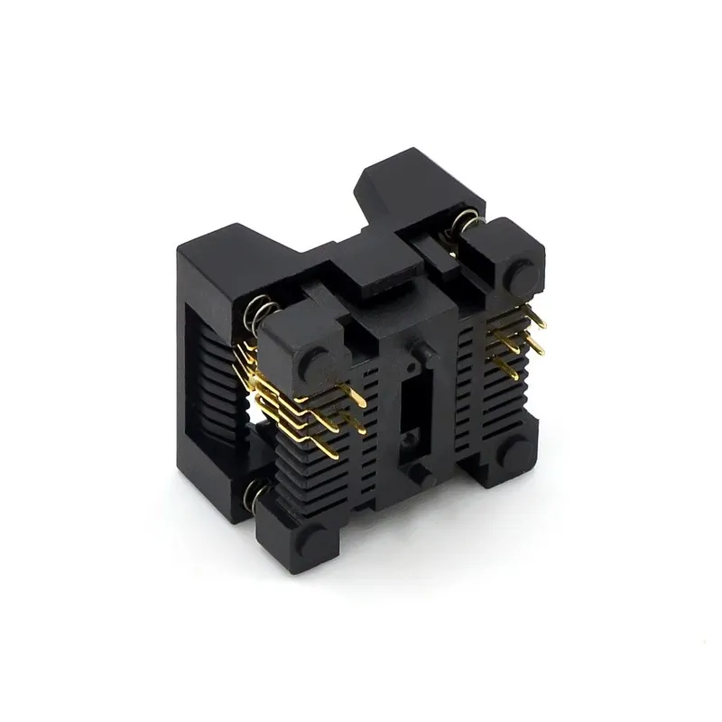 SOIC8 SOP8 to DIP8 Wide-body Seat Wide 150/200mil Programmer Adapter Socket Blue SA612 SA602 IC Test Conversion Burner