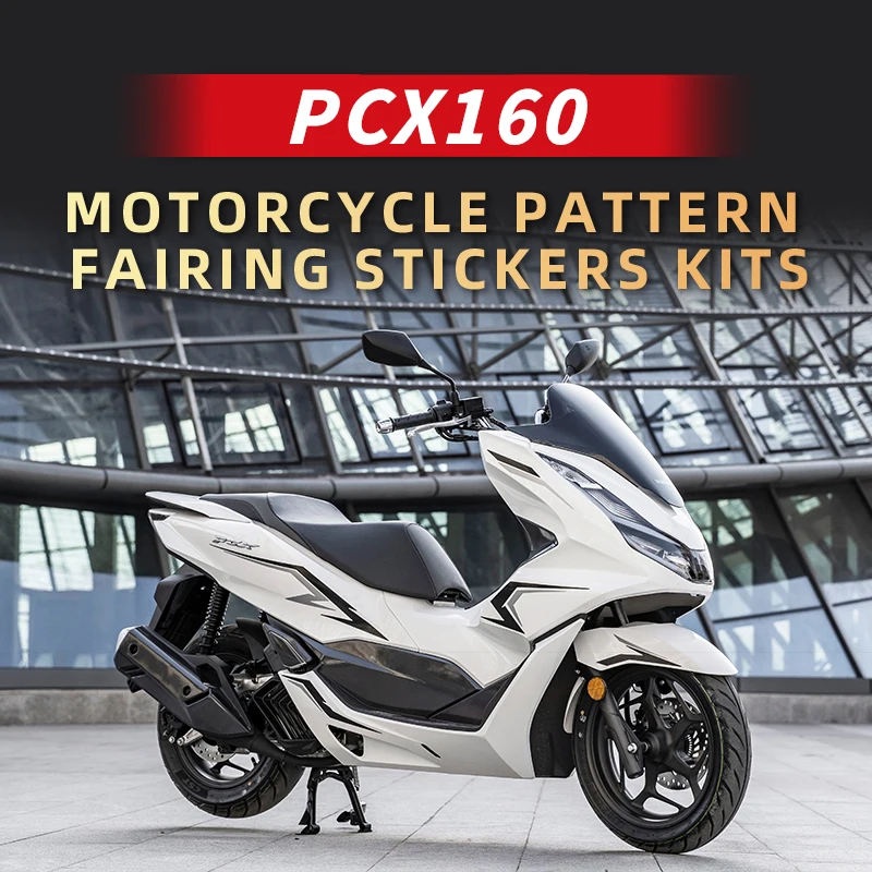 

Used For HONDA PCX 160 Motorcyle Pattern Fairing Stickers Kits Pasted On Body Paint Parts Area Accessories Decoration Stickers