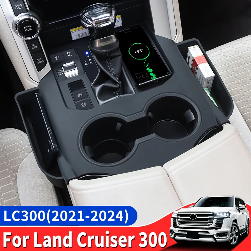 

For 2021-2024 Toyota Land Cruiser 300 center console Storage Protection sleeve gear cover LC300 Interior upgrade Accessories