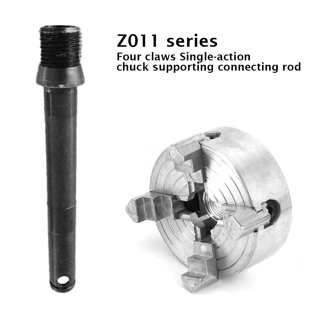 Металлический токарный патрон по дереву, шатун, палочка, инструмент, сплав M12, четыре челюсти, прочный металл, портативные принадлежности