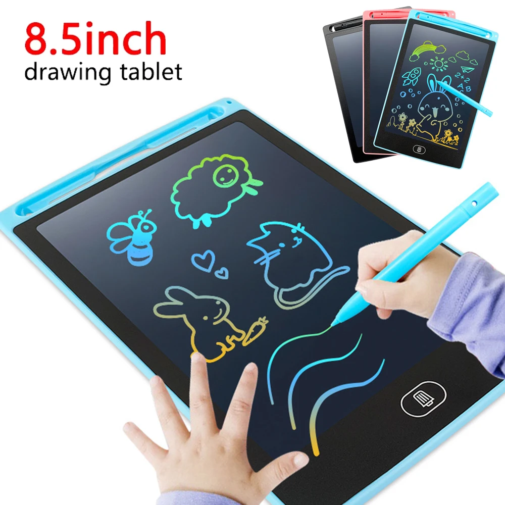 Tableta de escritura LCD de 8,5 pulgadas, tablero de copia de dibujo, pizarra portátil para escribir a mano, tableta de dibujo, tablero de dibujo mágico para regalos de niños