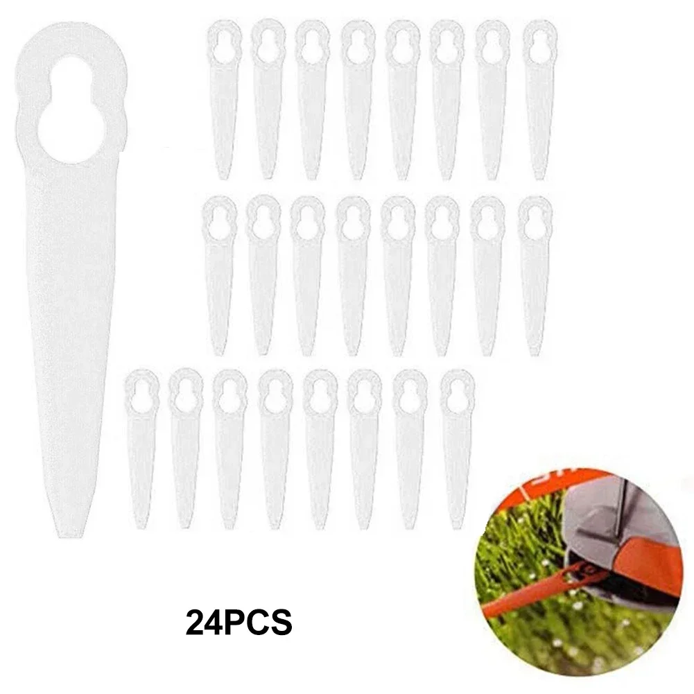 Imagem -06 - para Bosch f 016800177 Lâminas de Segurança de Plástico Art 23 Accu Trim Pacote de 24 para Aparador de Grama sem Fio
