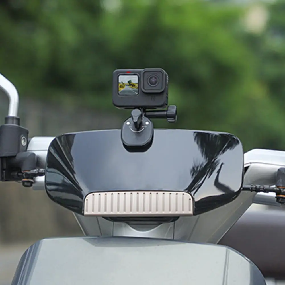Motorcycle Windshield Clamp Bracket Motorcycle Action Camera Mount Holder Universal High-strength Storage Stand Easy for Gopro
