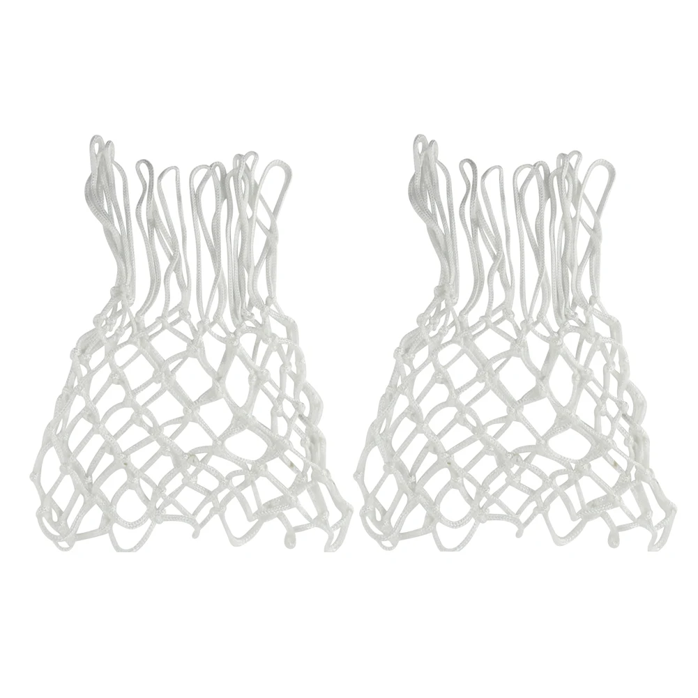 

2pcs Sports Basketball Hoop Nylon Net Outdoor Backboard Goal Rim Thicken Mesh