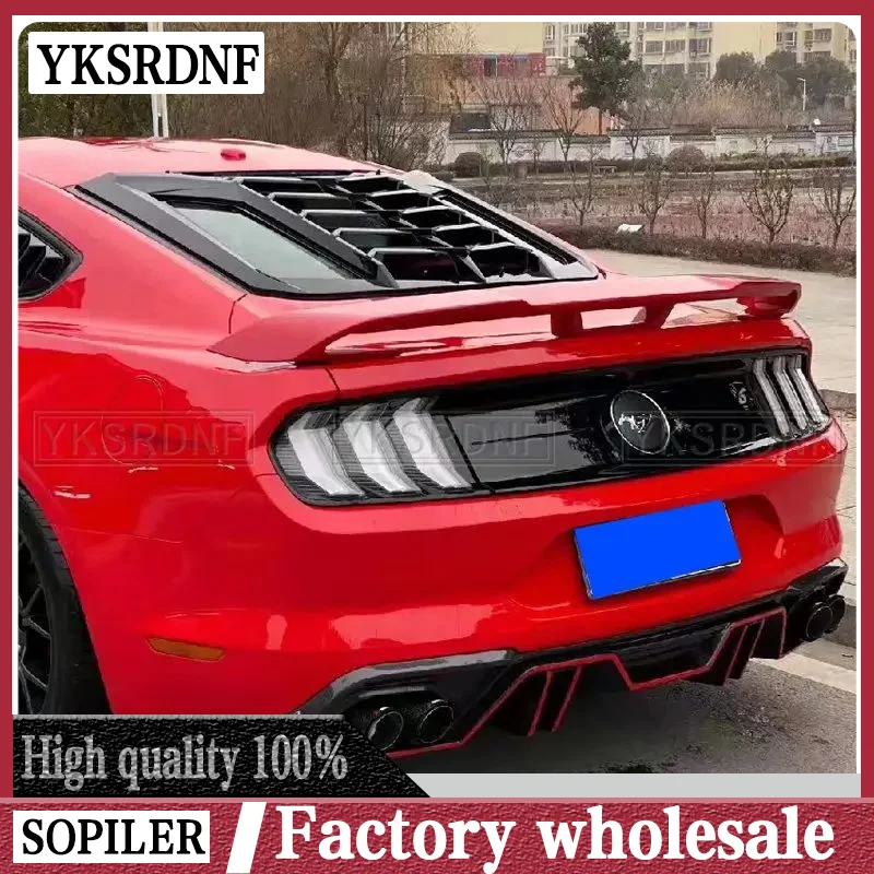 

Стильный Матовый задний спойлер из АБС-пластика GT для багажника Ford Mustang S550 2015 2016 2017 2018 2019 2020, автомобильные аксессуары