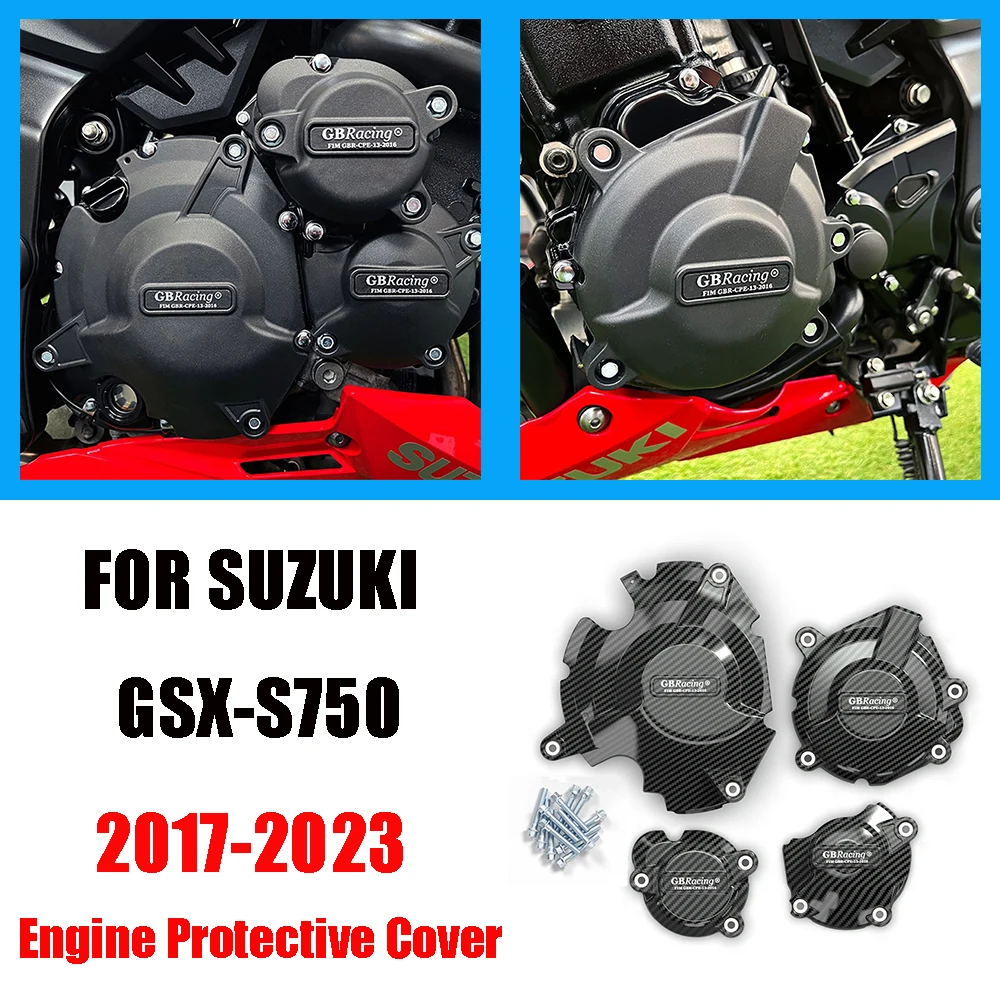 

Motorcycles Engine Cover Protector For Suzuki GSX-S750 2017 2018 2019 2021 2022 2023